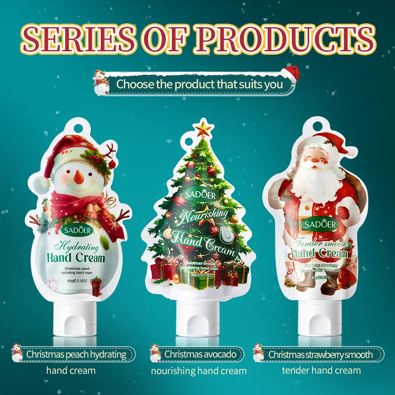 Coffret Cadeau de Noël - Kit de 5 Crèmes Mains Hydratantes ZOZU (30g x 5)